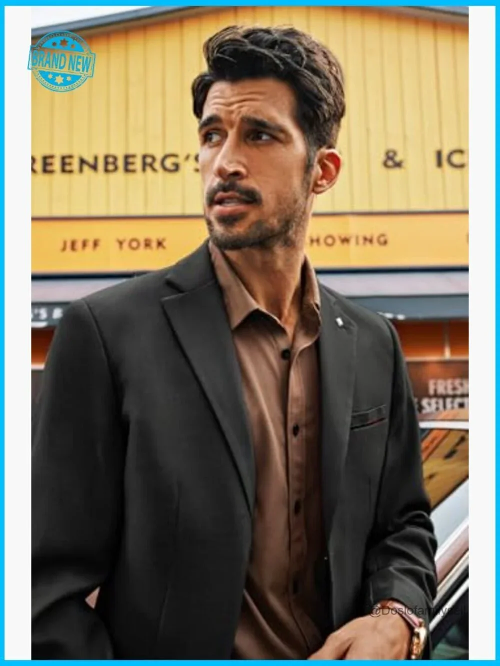 Lightweight Sport Coat Blazer Modern Fitted Two Button Notch Lapel Removable
